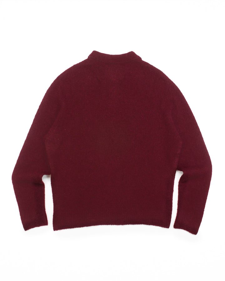 The Truman Sweater in Bordeaux