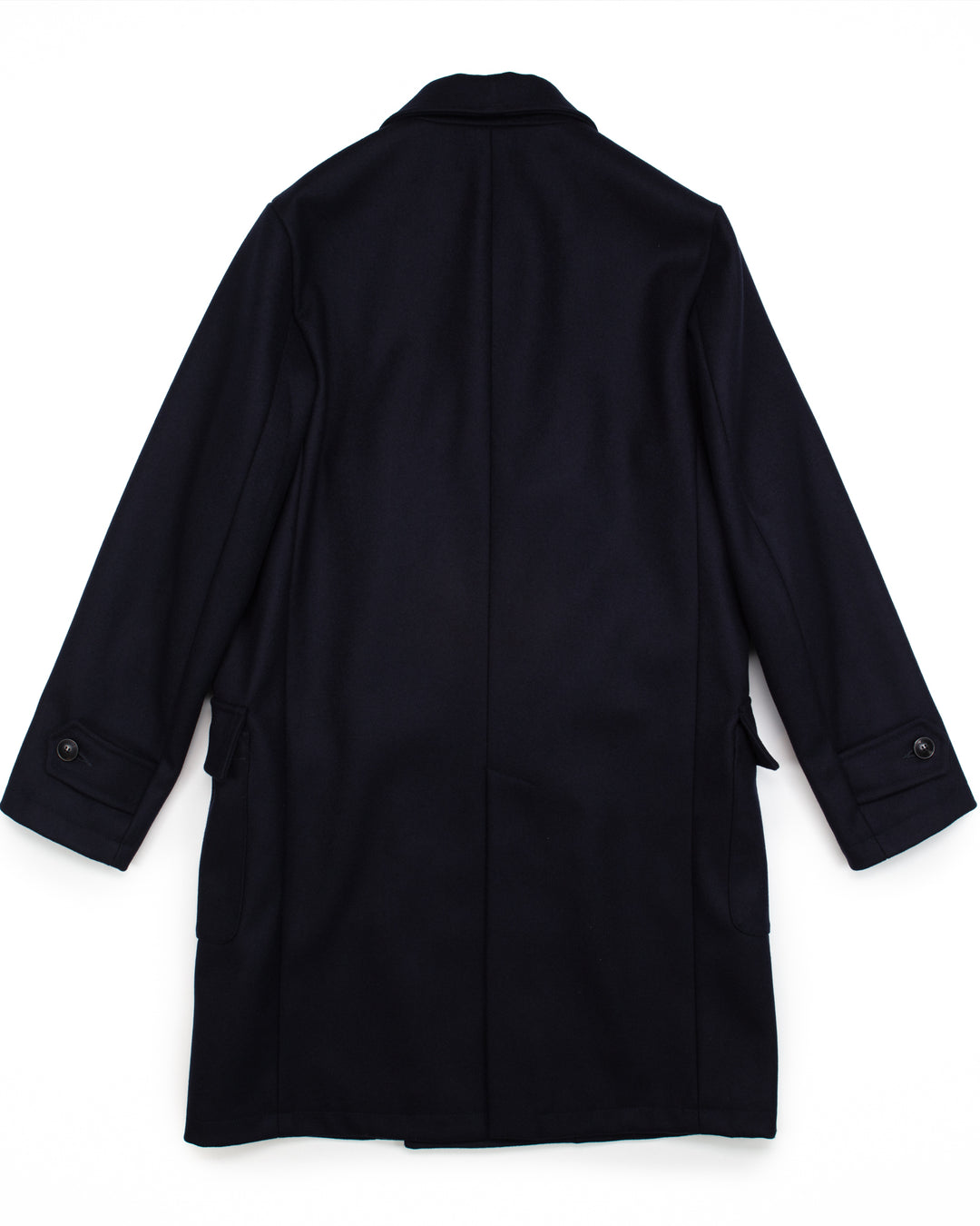 Sher Coat in Navy Wool