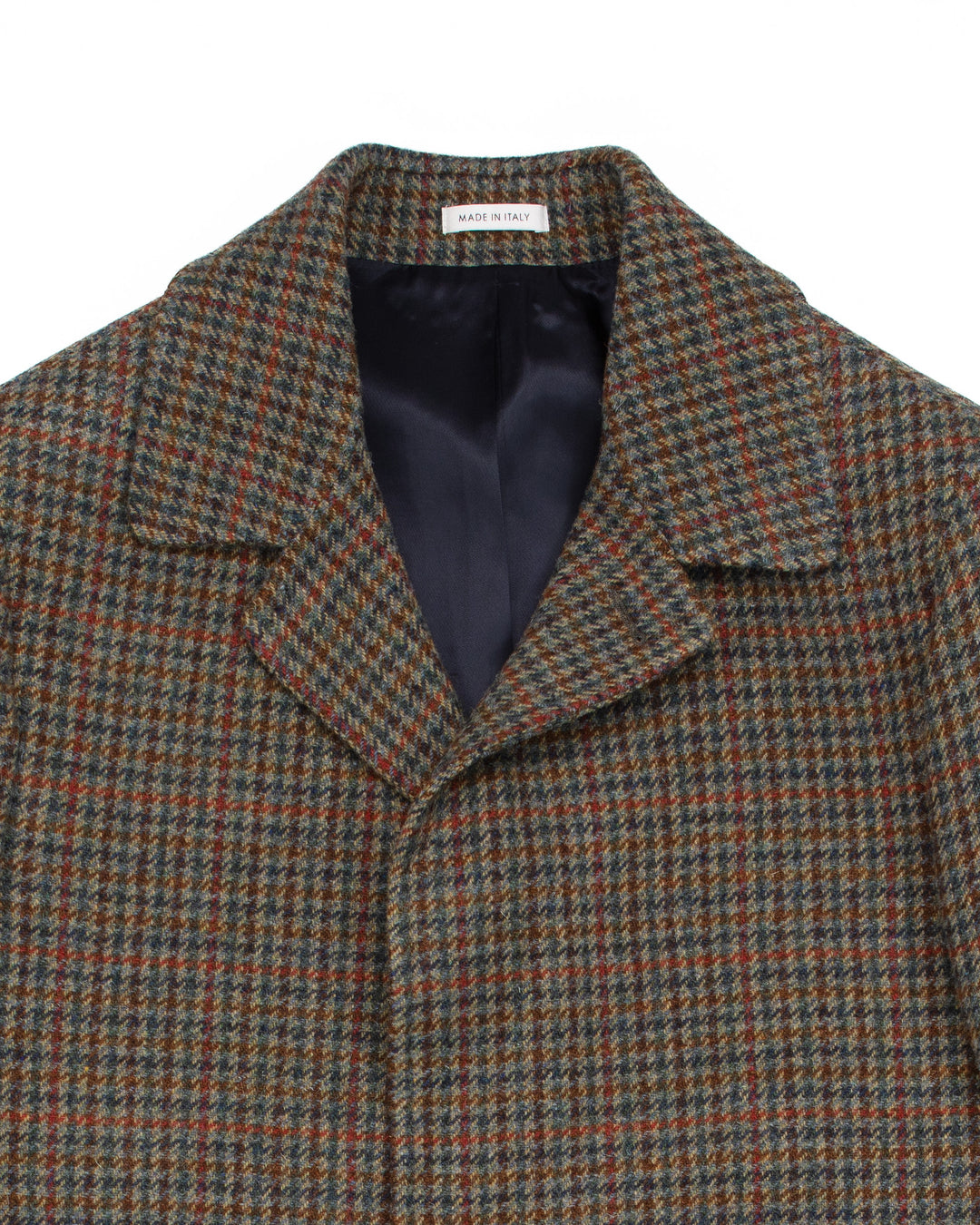 The Budapest Coat in Houndstooth Wool