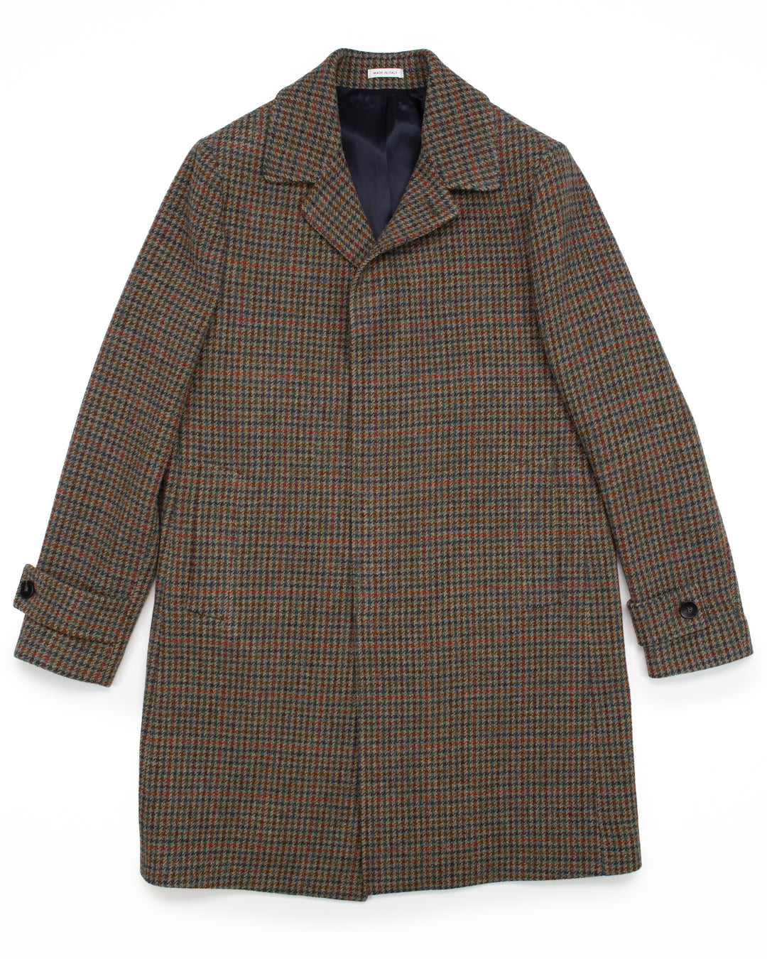 The Budapest Coat in Houndstooth Wool