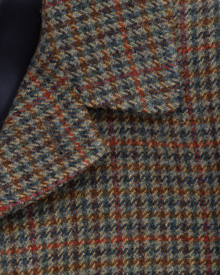 The Budapest Coat in Houndstooth Wool