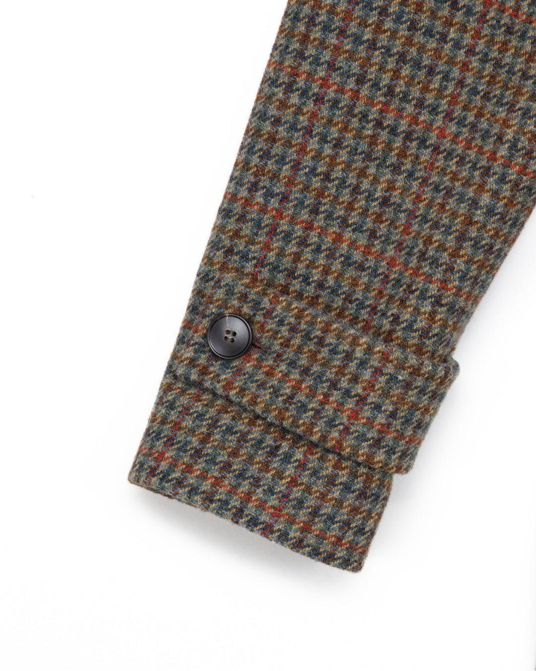 The Budapest Coat in Houndstooth Wool