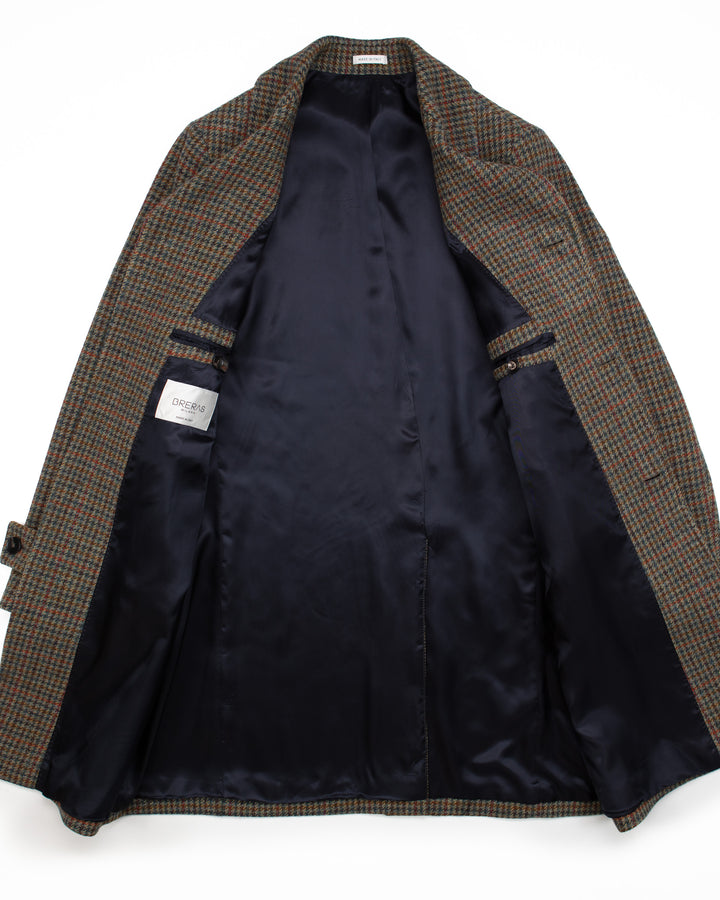 The Budapest Coat in Houndstooth Wool