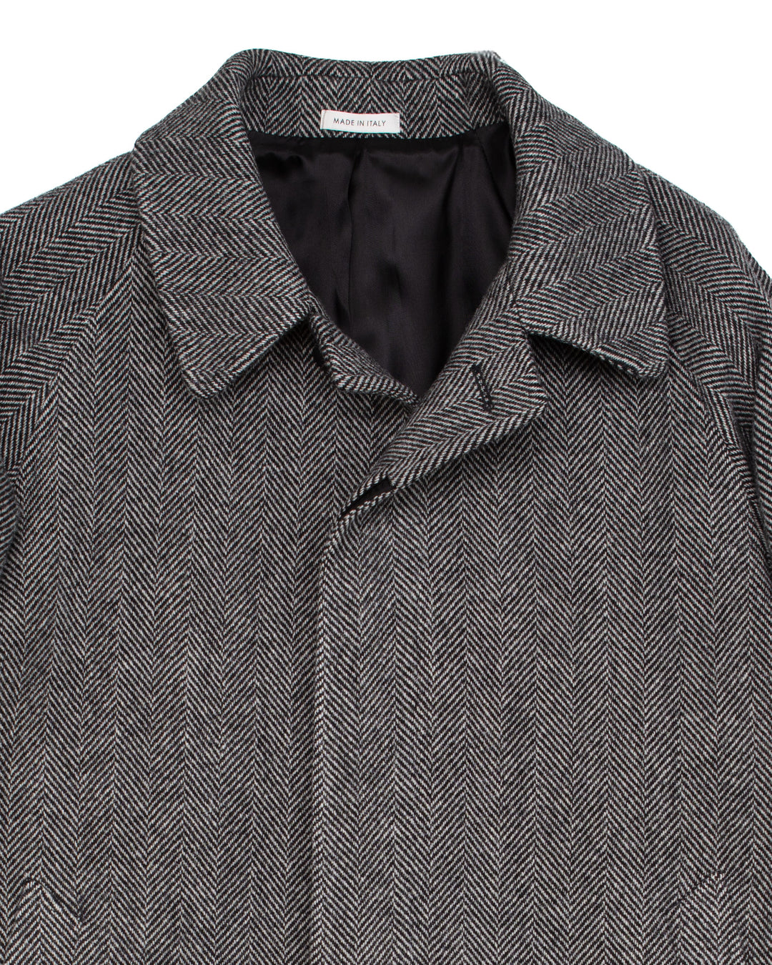 The Zagabria Coat in Herringbone Wool