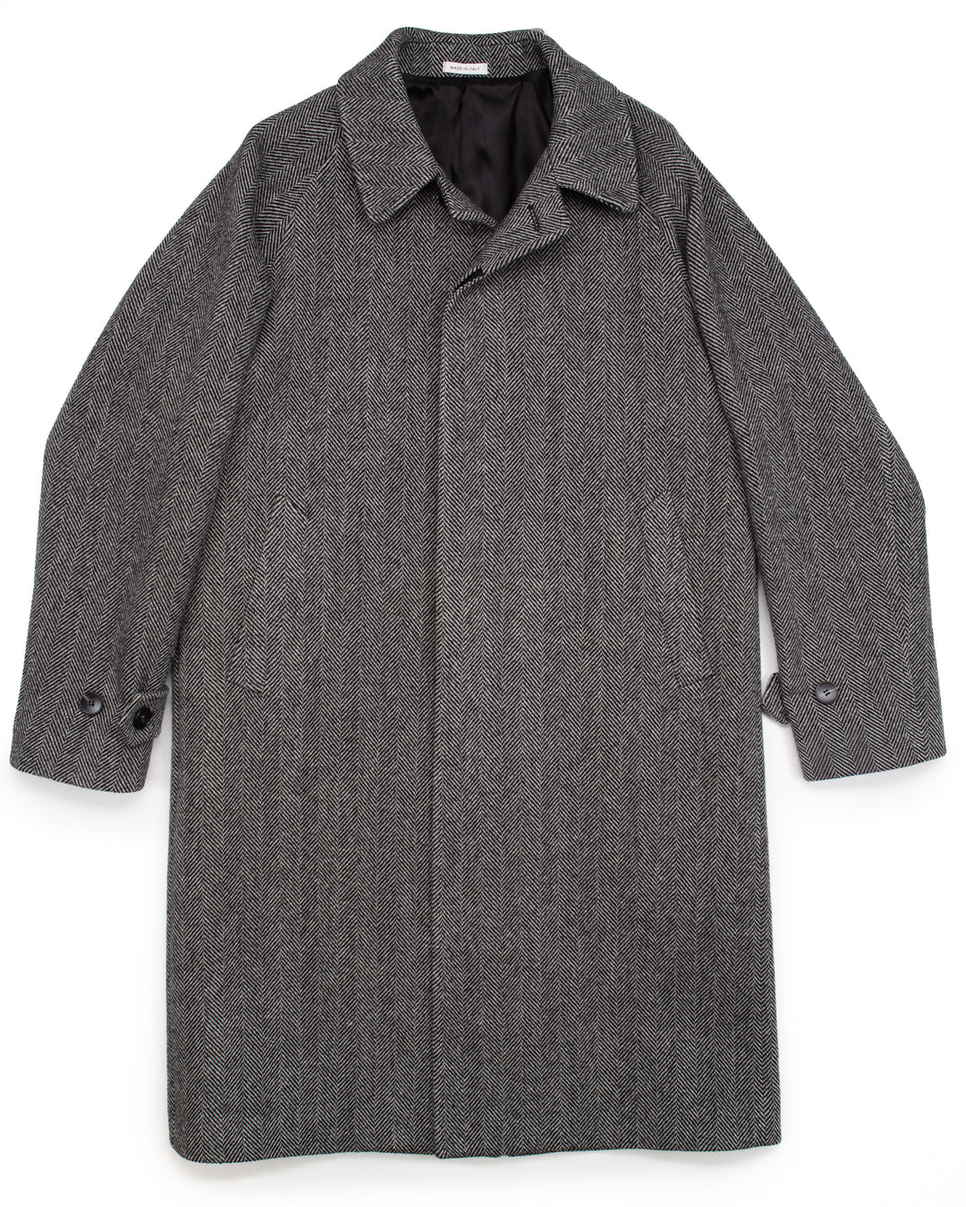 The Zagabria Coat in Herringbone Wool