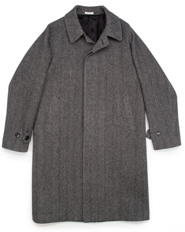 The Zagabria Coat in Herringbone Wool