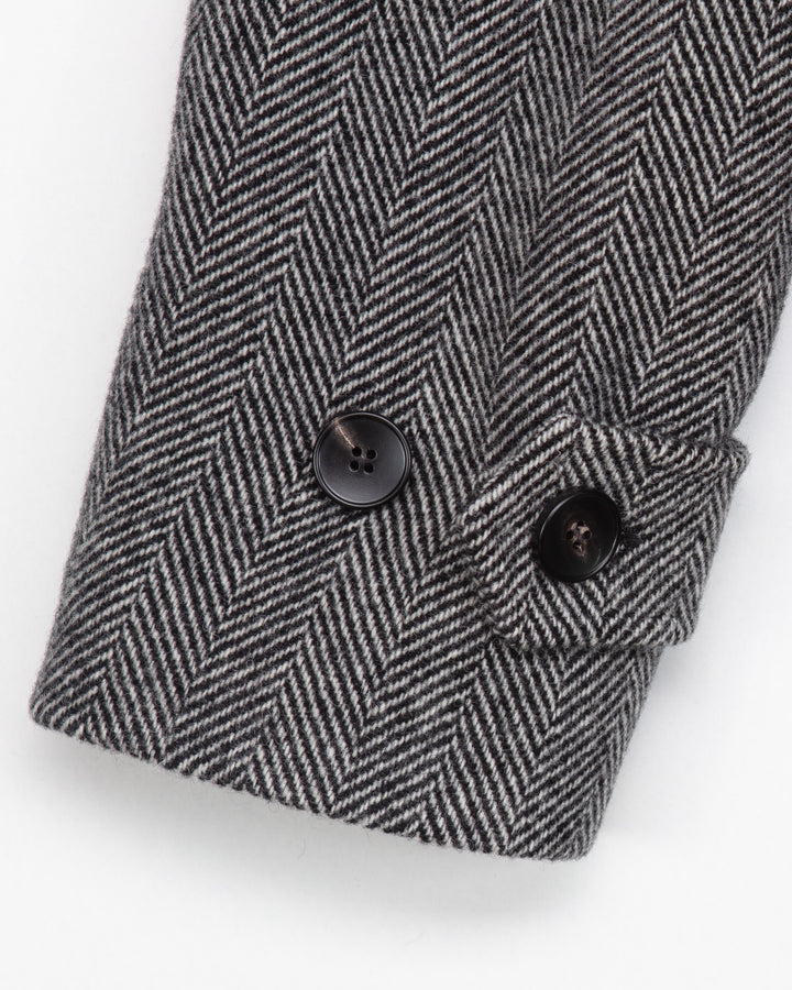 The Zagabria Coat in Herringbone Wool