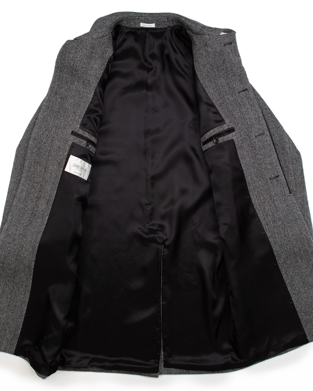 The Zagabria Coat in Herringbone Wool