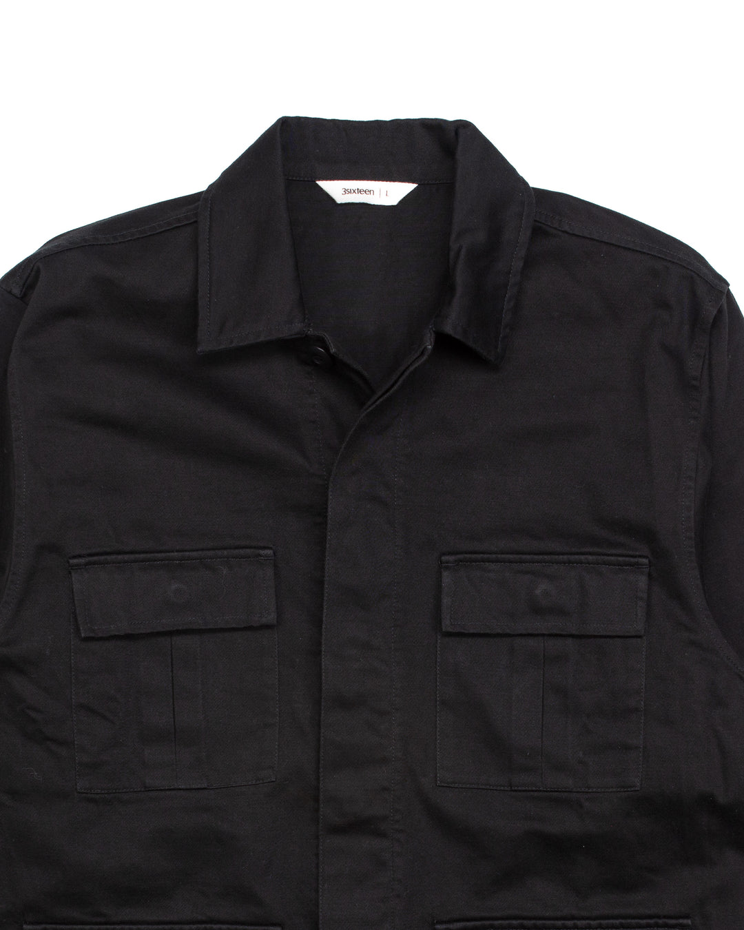 BDU Jacket in Black Satin #1805