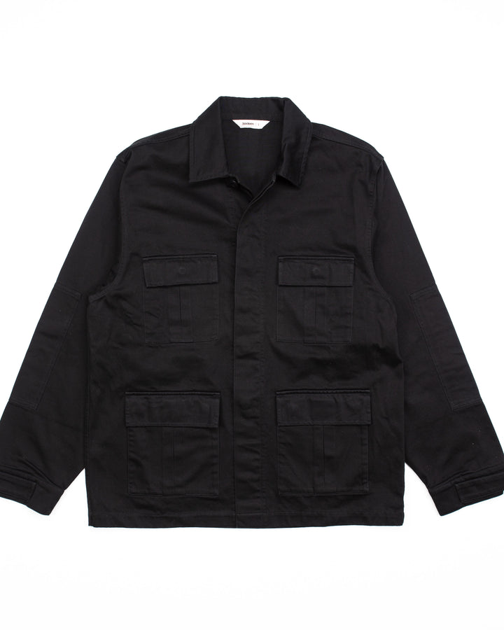 BDU Jacket in Black Satin #1805