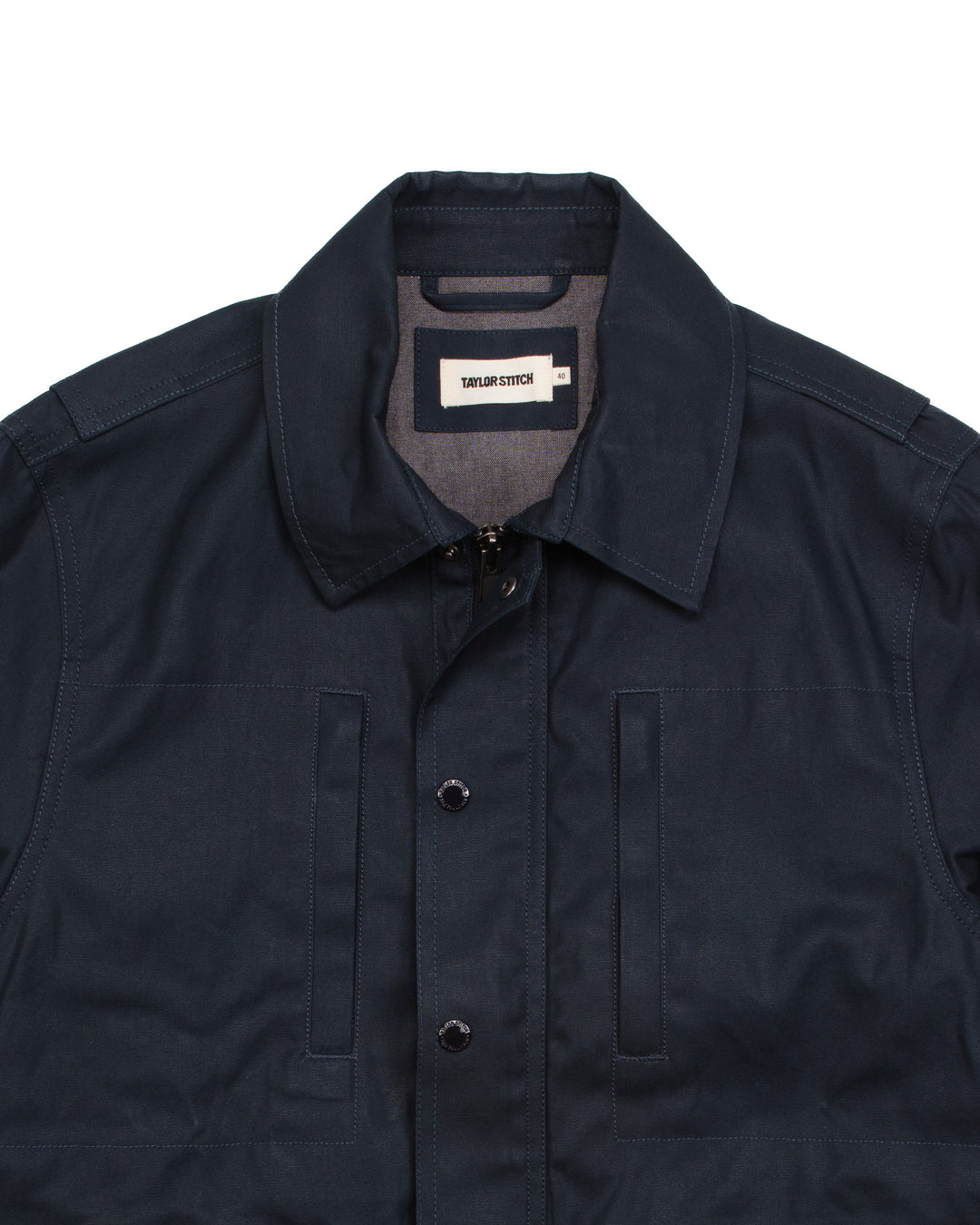 The Pathfinder Jacket in Navy Dry Wax #1808