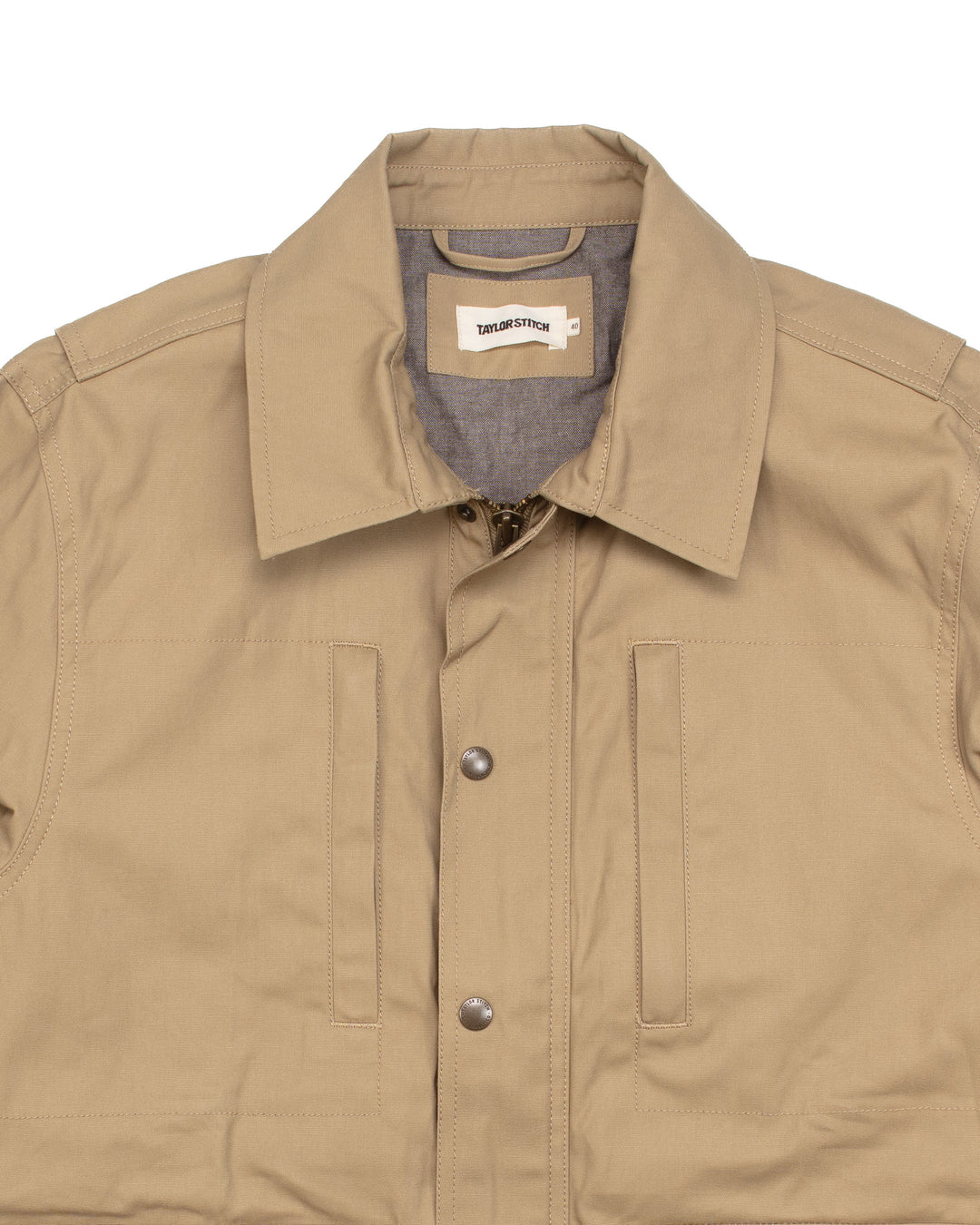 The Pathfinder Jacket in Khaki Dry Wax #1809