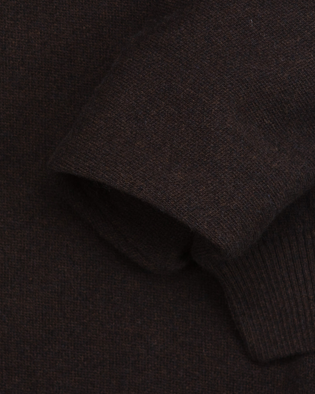 The Gable Sweater in Dark Brown