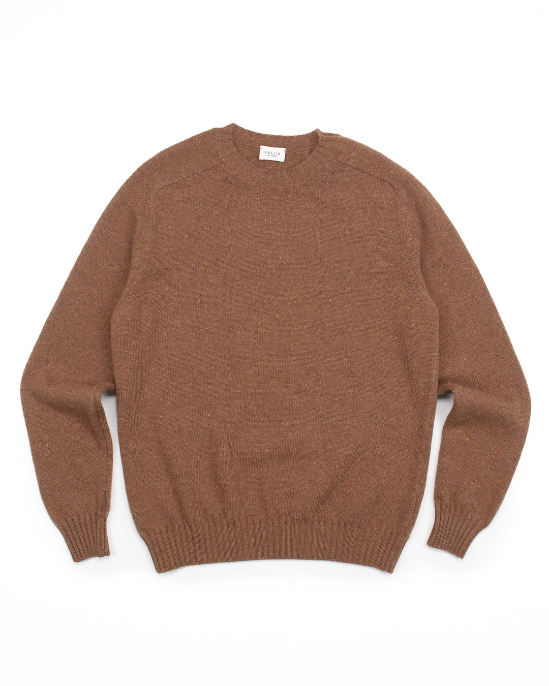 The Colby Sweater in Tan Donegal