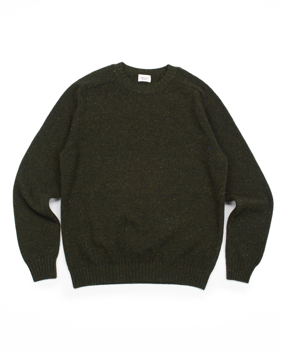 The Colby Sweater in Forest Donegal