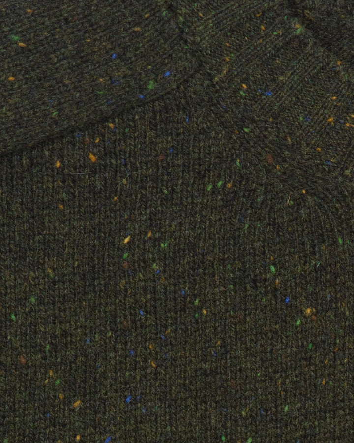 The Colby Sweater in Forest Donegal