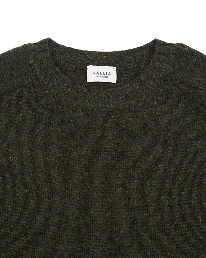 The Colby Sweater in Forest Donegal