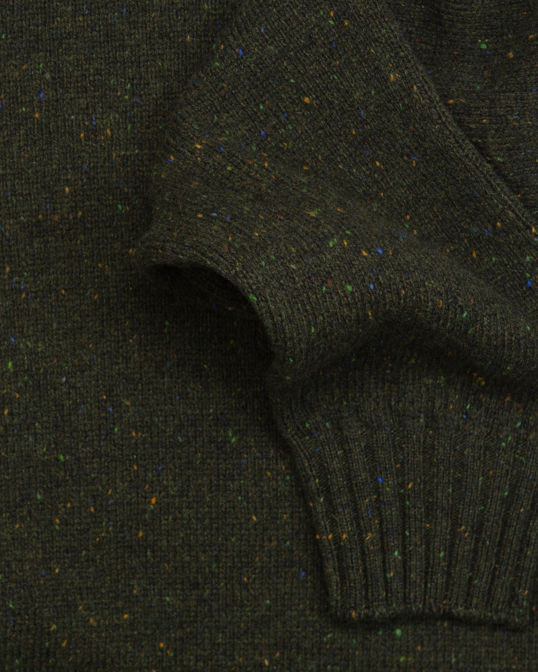 The Colby Sweater in Forest Donegal