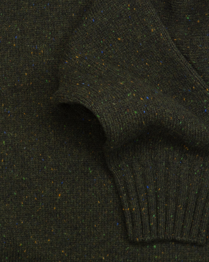 The Colby Sweater in Forest Donegal