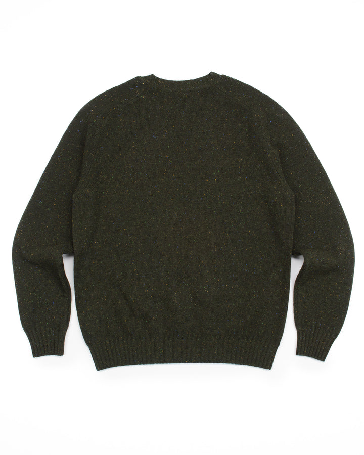The Colby Sweater in Forest Donegal