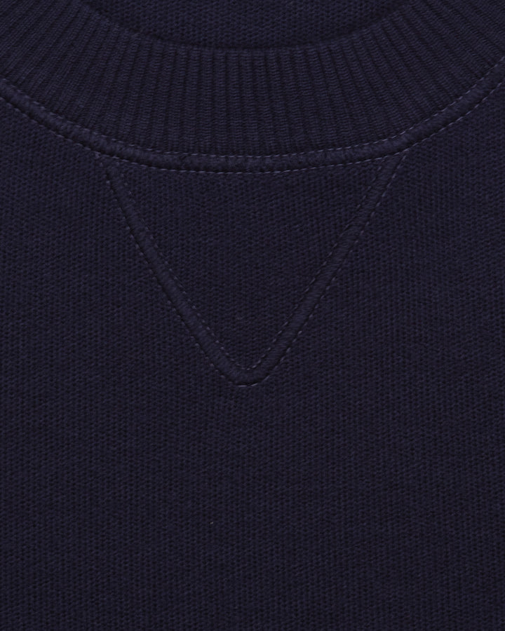 The Presley Crewneck in Navy