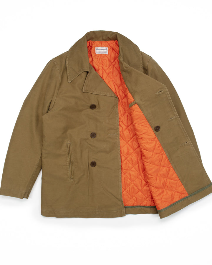 Peacoat in Khaki Jungle Cloth