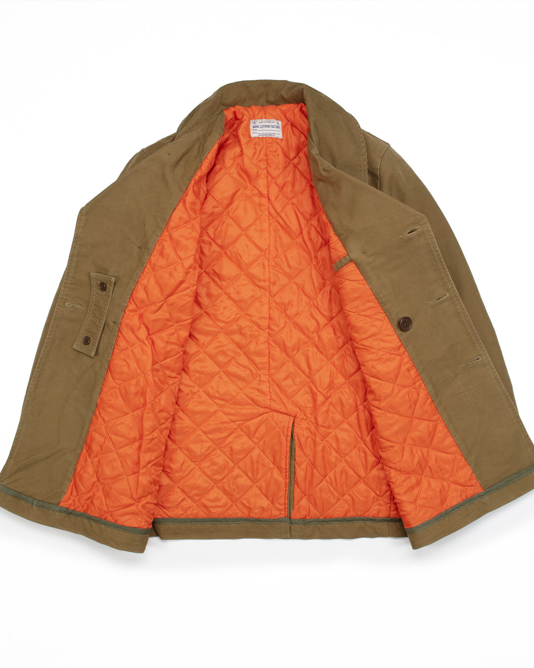 Peacoat in Khaki Jungle Cloth