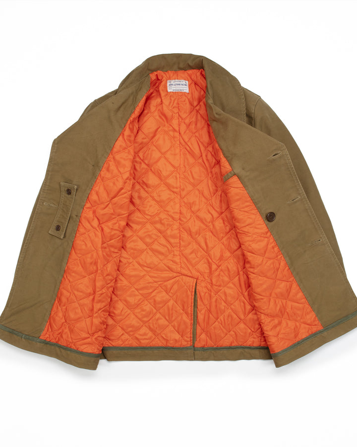 Peacoat in Khaki Jungle Cloth