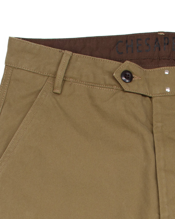 Red Hook Canvas Pants in Khaki Green