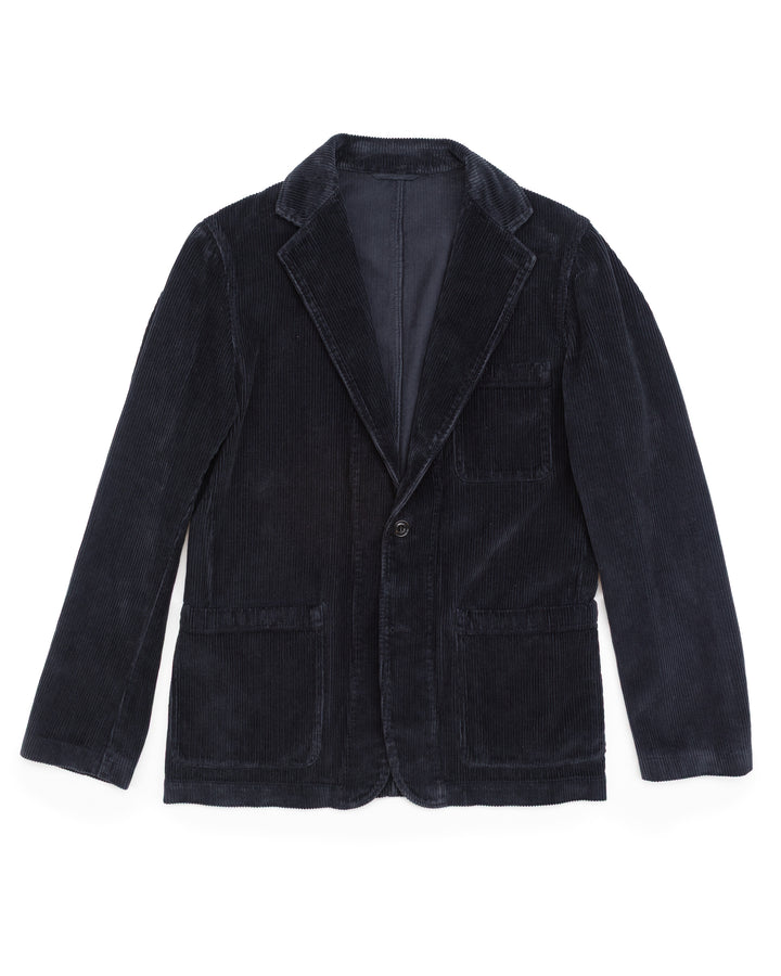 The Julian Jacket in Navy Corduroy