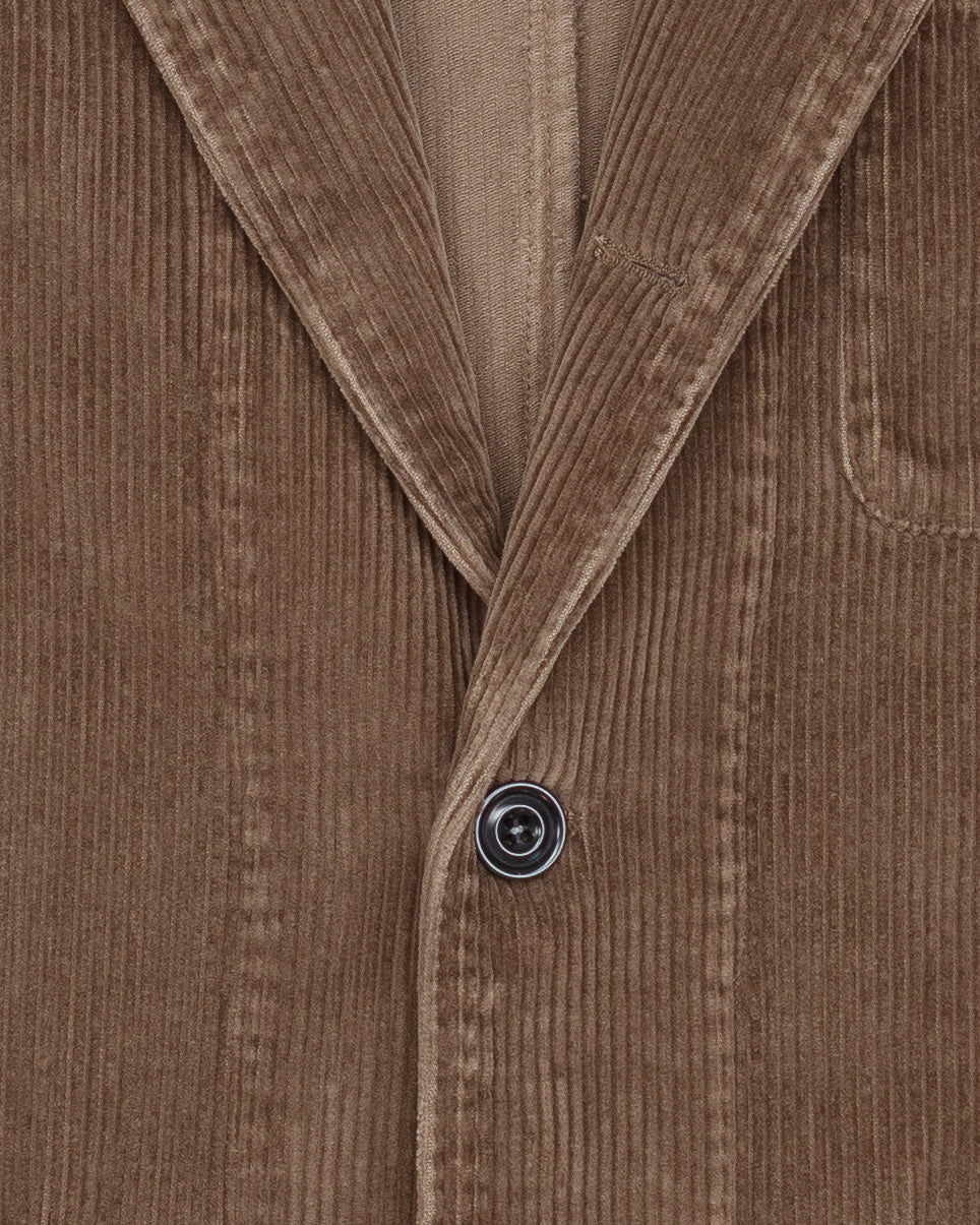 The Julian Jacket in Tan Corduroy