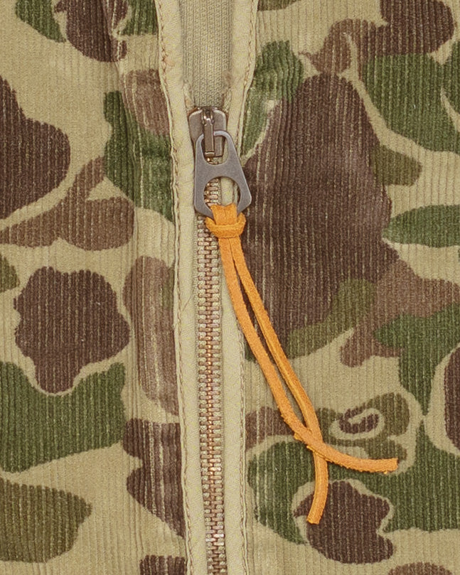 The Scott Vest in Camo Corduroy