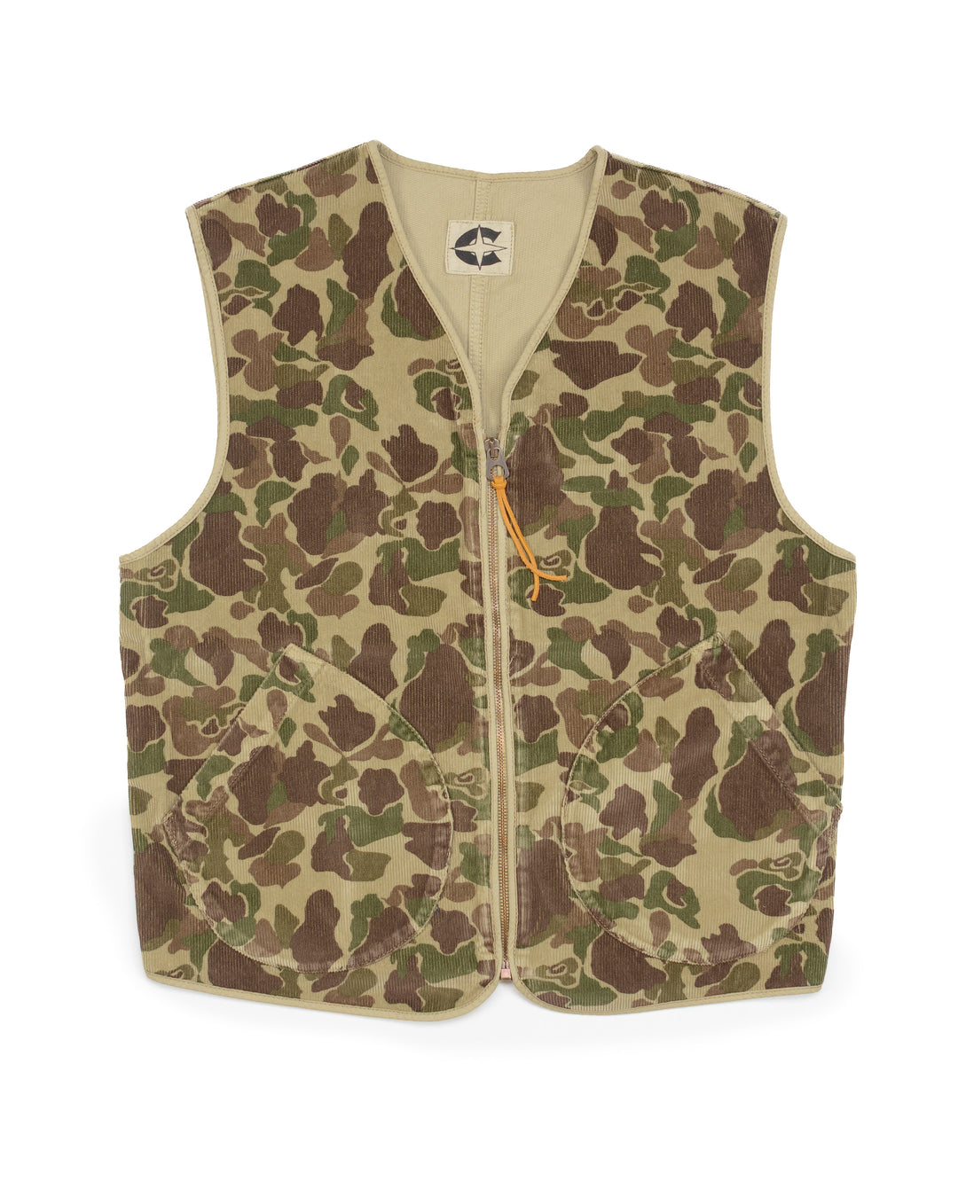 The Scott Vest in Camo Corduroy