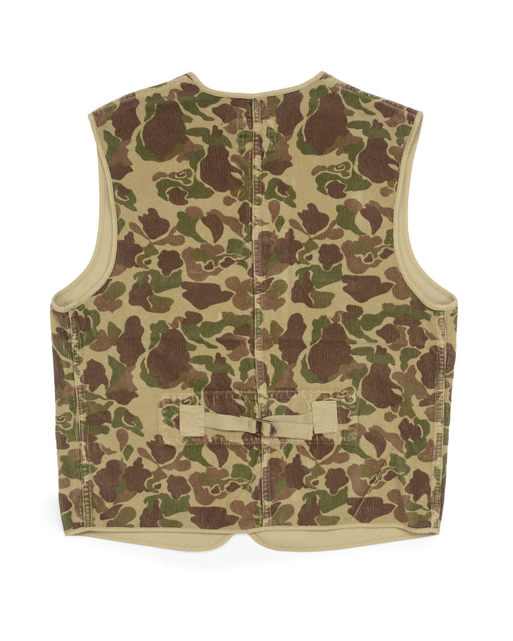 The Scott Vest in Camo Corduroy
