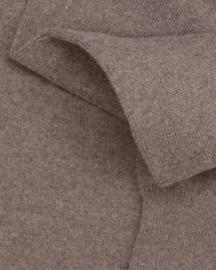 Knitted Polo Shirt in Grain