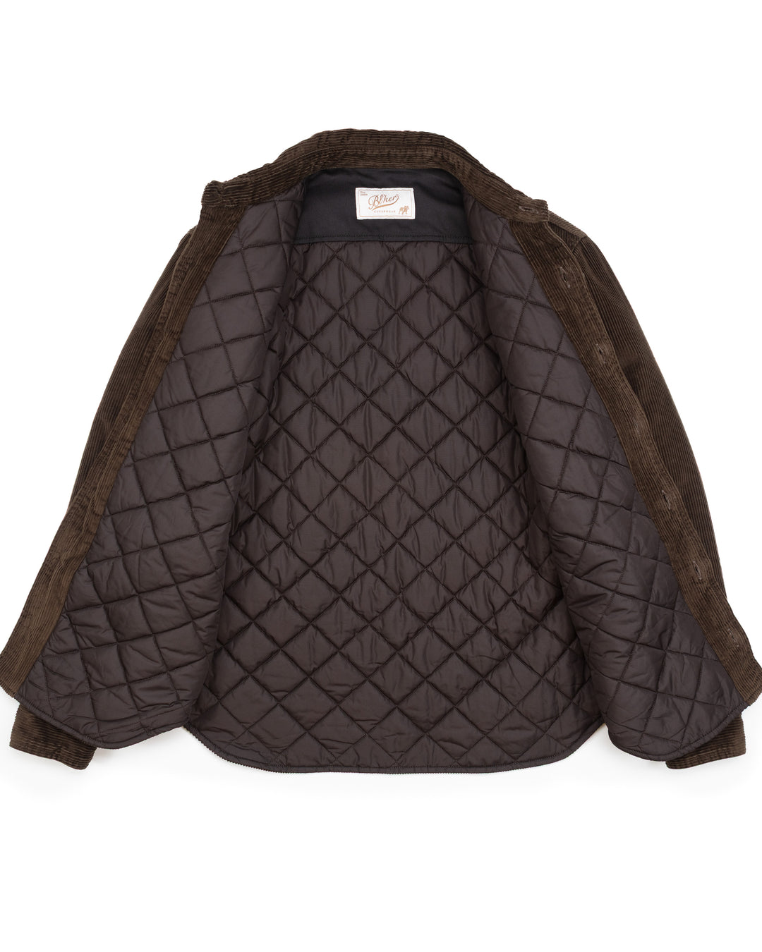 The Hunter Lined Overshirt in Brown Corduroy