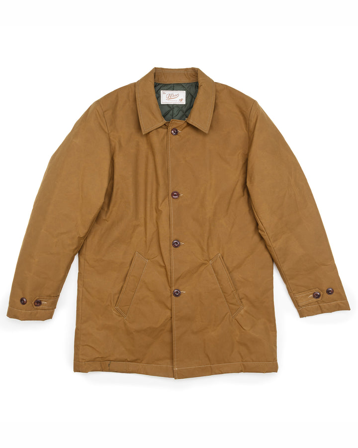 The Holmes Coat in Waxed Khaki