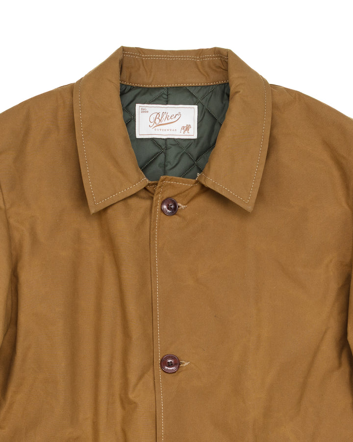 The Holmes Coat in Waxed Khaki