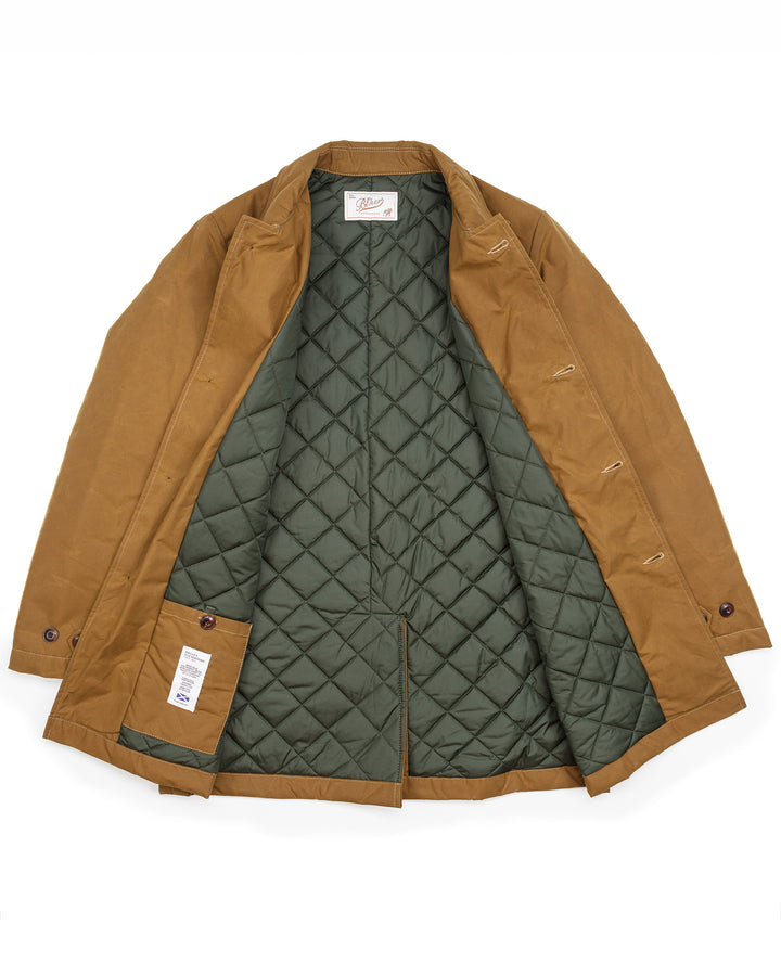 The Holmes Coat in Waxed Khaki