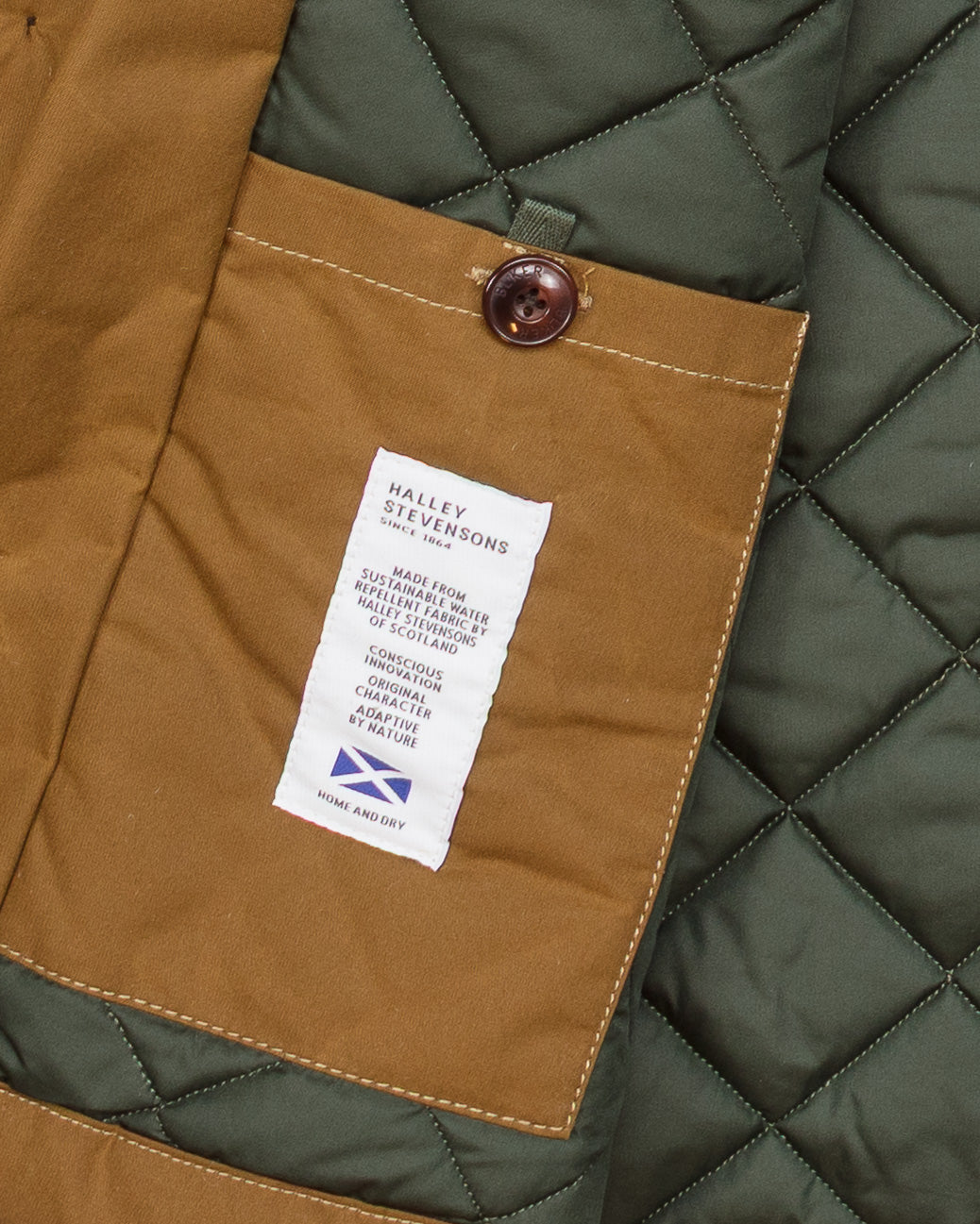 The Holmes Coat in Waxed Khaki