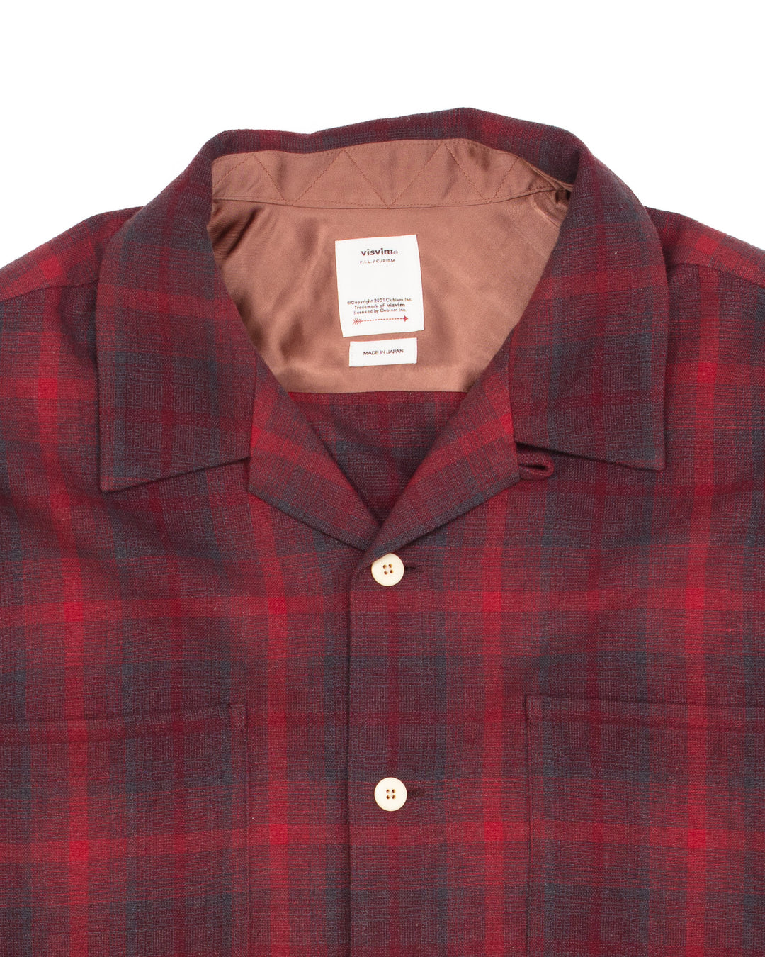 Palmer Convertible Collar Wool Line Shirt #1816