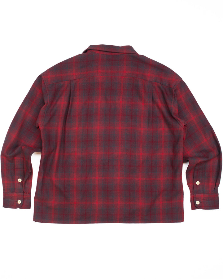 Palmer Convertible Collar Wool Line Shirt #1816