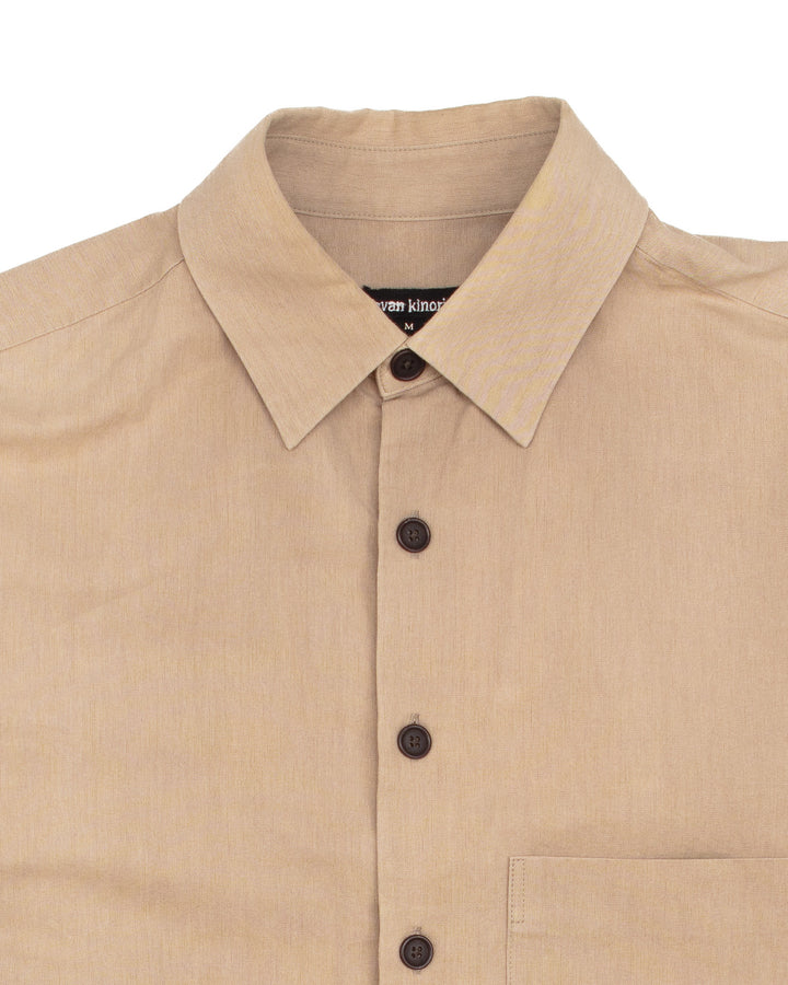 Big Shirt Two - Natural Dyed Beige #1818