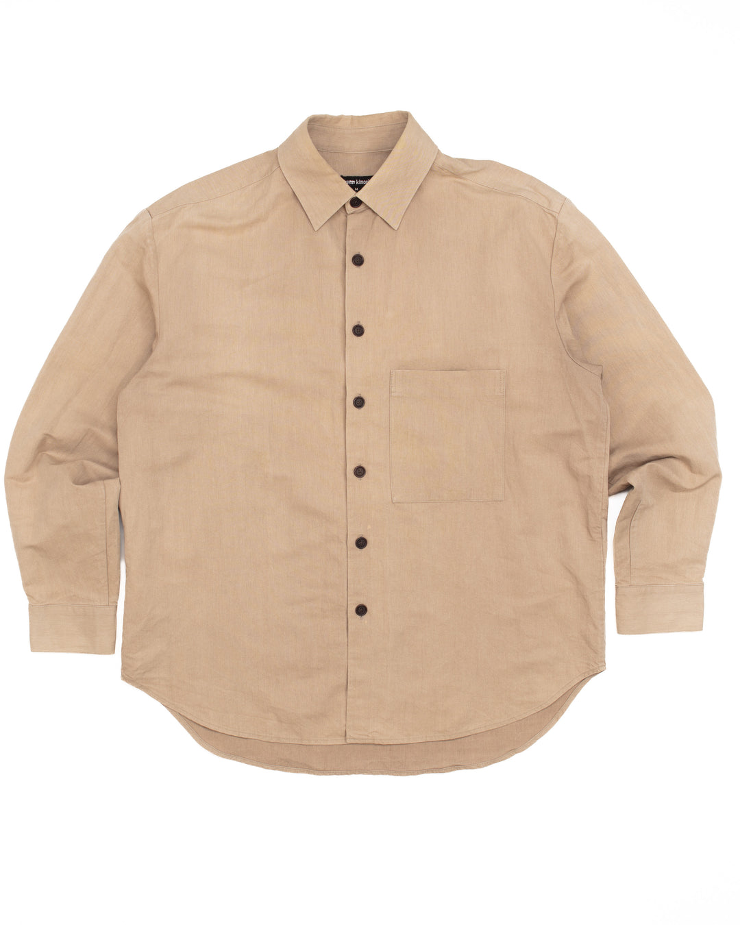 Big Shirt Two - Natural Dyed Beige #1818
