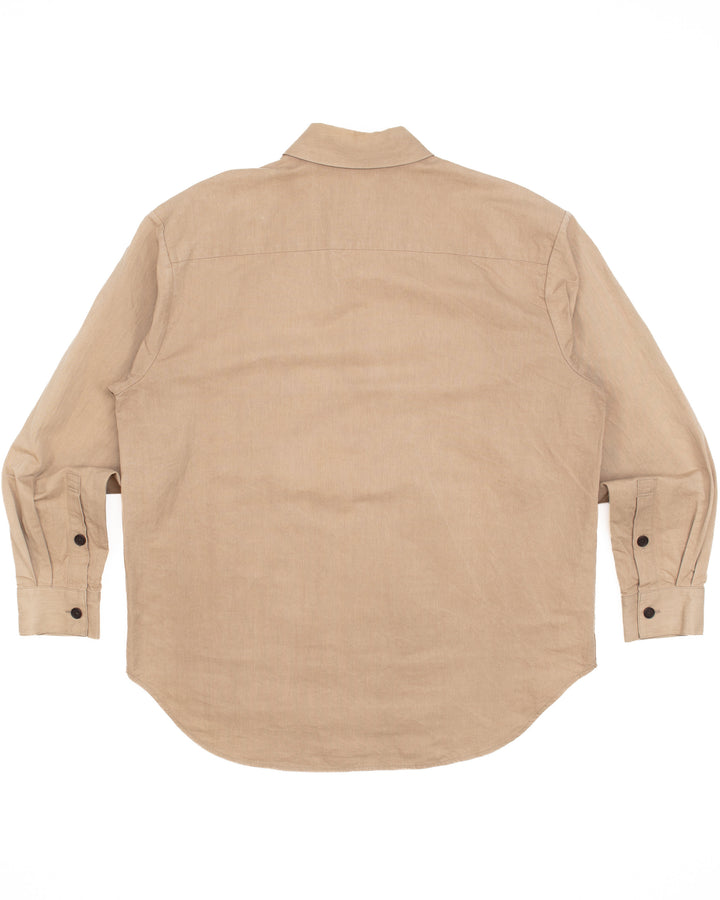 Big Shirt Two - Natural Dyed Beige #1818