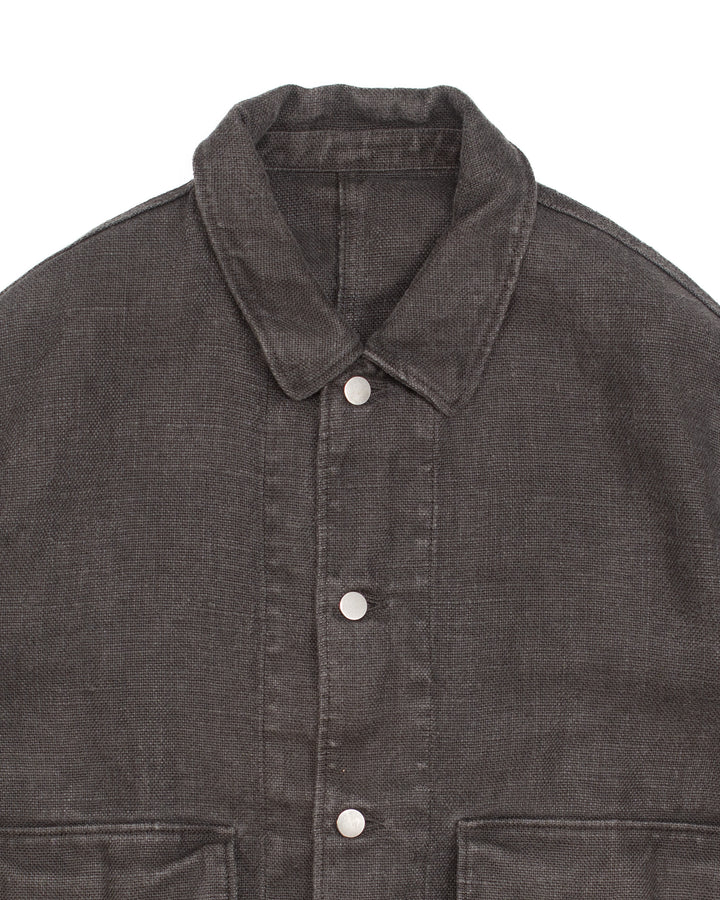 Replica Linen Jacket in Charcoal #1824