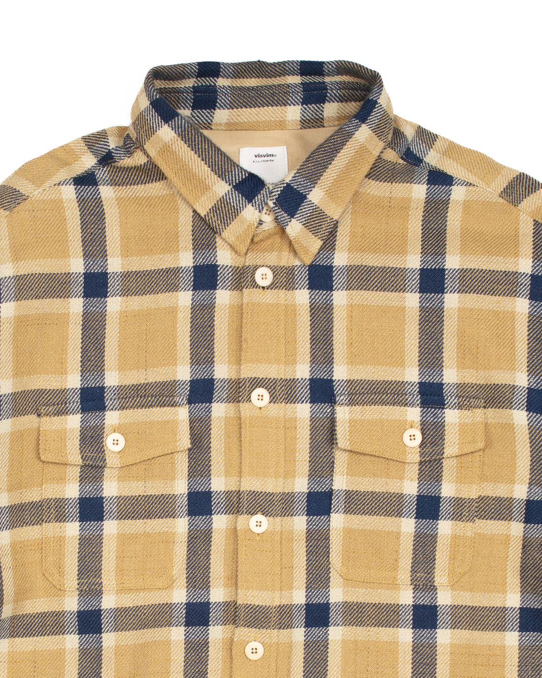Lumber Plaid Shirt in Wool & Linen #1826