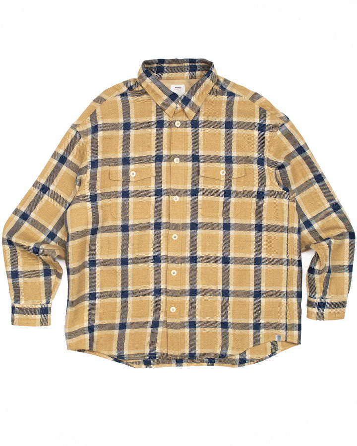 Lumber Plaid Shirt in Wool & Linen #1826