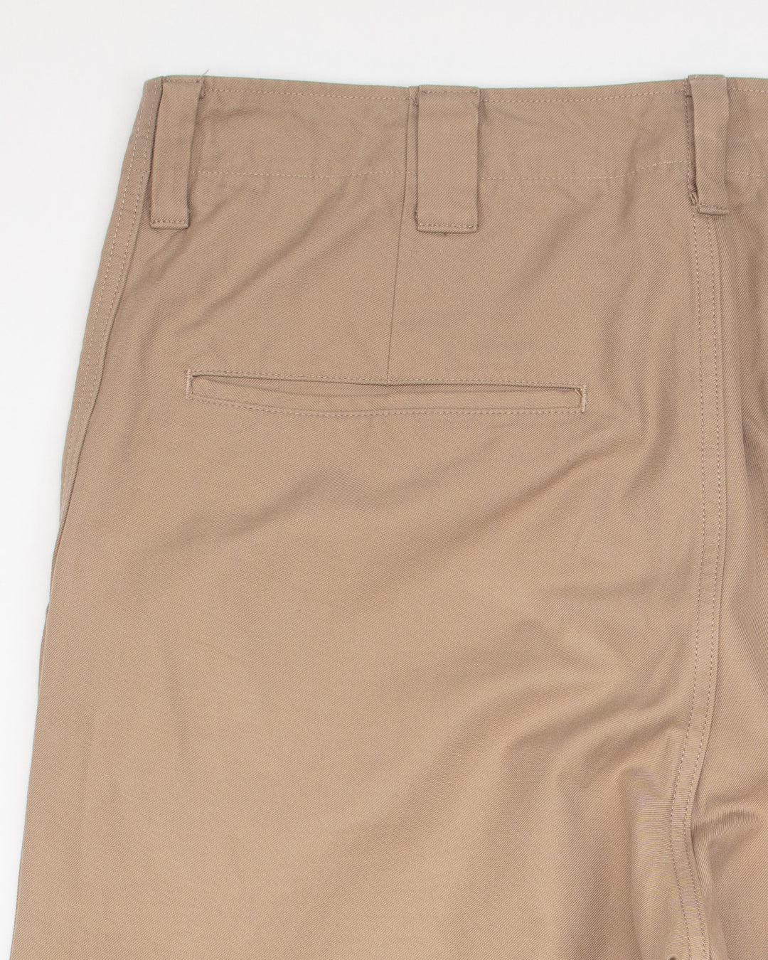 Wide Chinos in Khaki #1827