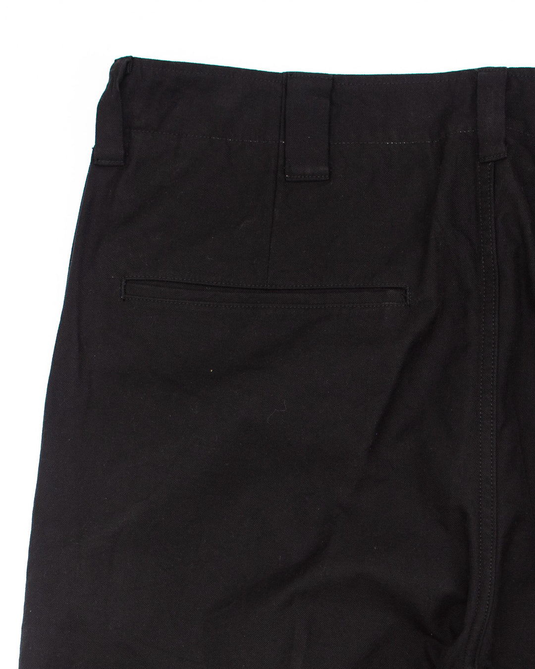 Wide Chinos in Black #1828